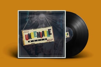 design an artistic mixtape single music album cover artwork