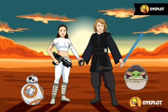 draw you as a star wars character