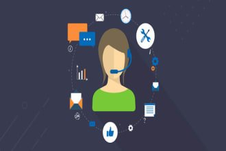 be your customer support, email and chat support agent