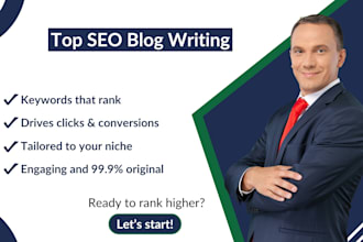 be your seo article writer or blog content writer