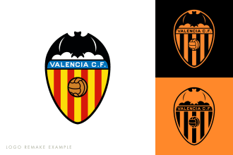 recreate or redesign a current or historic football logo