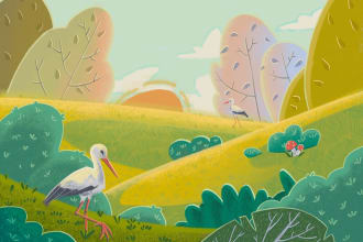 create children book illustration for you