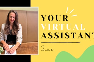 be your german english virtual assistant for office management, recruiting, data