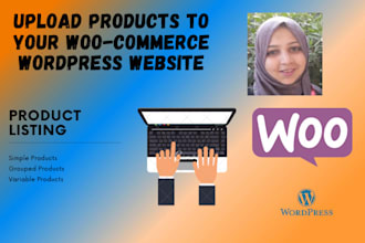 do woocommerce product listings and upload