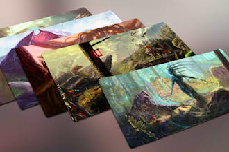 design a playmat for your card games