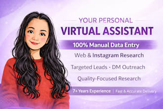 be your personal virtual assistant for data entry