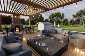 design your 3d outdoor living,deck,outdoor kitchen,patio