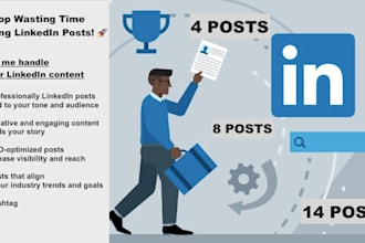 create engaging linkedin  contents for your profile
