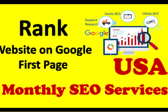 provide USA business google ranking monthly local seo citations service