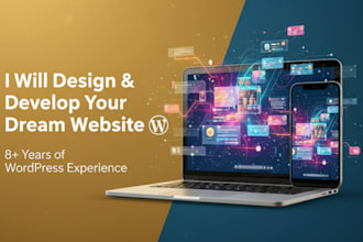 create an innovative and elegant wordpress website