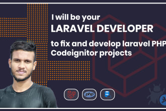 be your laravel developer to fix and develop laravel PHP