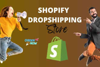 create shopify dropshipping store or shopify website with winning products