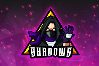 design premium esport logo for youtube, twitch, facebook
