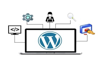 install wordpress, setup theme, do customization