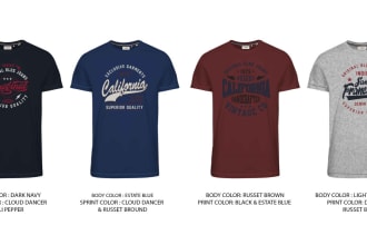 do trendy vintage custom retro t shirt design