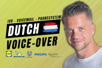 record a dutch voicemail or IVR voiceover today