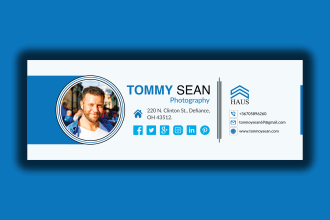 apply a professional clickable email signature