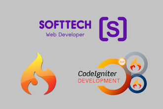 make fixes websites in php framework codeignitor