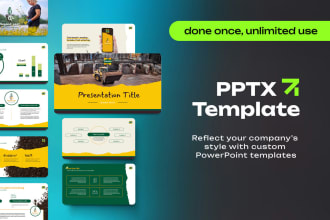 make a branded professional easy to use powerpoint template