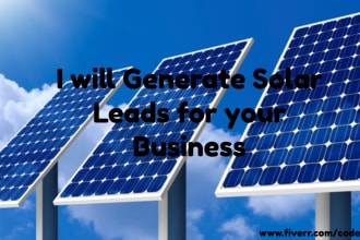 generate solar leads for your business