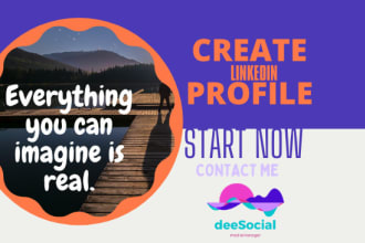 create and manage your linkedin profile