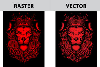 professionally vector trace or redraw your logo to high quality
