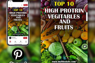 design professional and eye catching pinterest pins for you