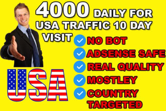 drive target unlimited usa direct traffic visitors your website