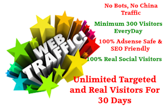 provide real organic traffic for your website