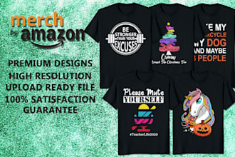 make merch by amazon t shirt design