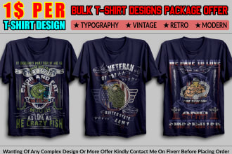 do custom bulk t shirt design and trendy graphic t shirt design