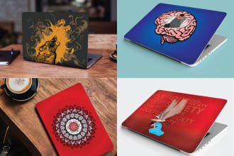 do laptop and mobile phone cover designs, stickers