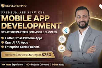 do mobile app development for android and ios app builder as flutter developer