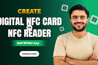 create digital nfc card or nfc reader writer apps