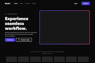 develop a web app or website with beautiful responsive UI