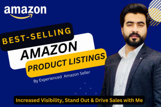 write amazon product listing description and amazon listing SEO