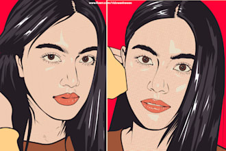 turn your portrait into 80s pop art comic roy lichtenstein style