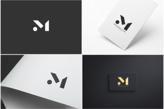 design a monogram and modern luxury minimalist logo