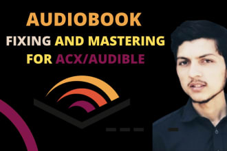 fix, edit and master your audiobook for publishing