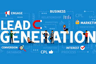do linkedin b2b lead generation and web research