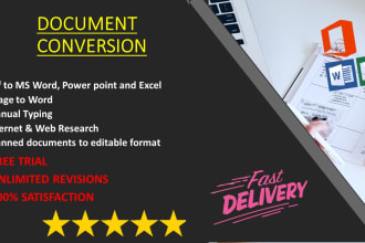 convert pdf, image, and scanned documents to word, ppt and excel