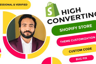 design your shopify store, website