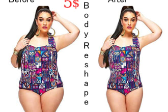 do body reshape, slim, and complete photo editing for instagram photo