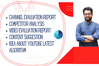 optimize, evaluate youtube channel with competitor analysis