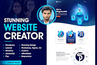 design and develop business custom wordpress website