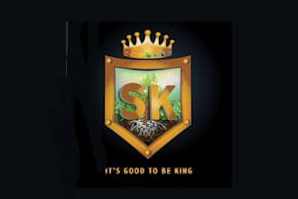 design spectrum king shield logo