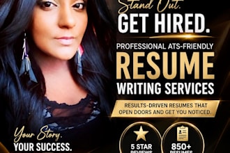 write your ats optimized cv, resume, cover letter, linkedin