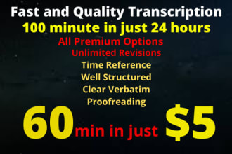 do a medical transcript, webinar transcript, transcription