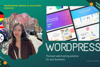 design a professional wordpress website for you