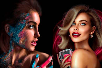 Best Price!  draw a realistic or fantasy portrait from a photo